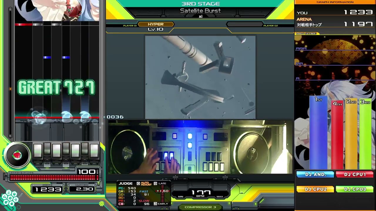 beatmania IIDX】Satellite Burst / xi - YouTube