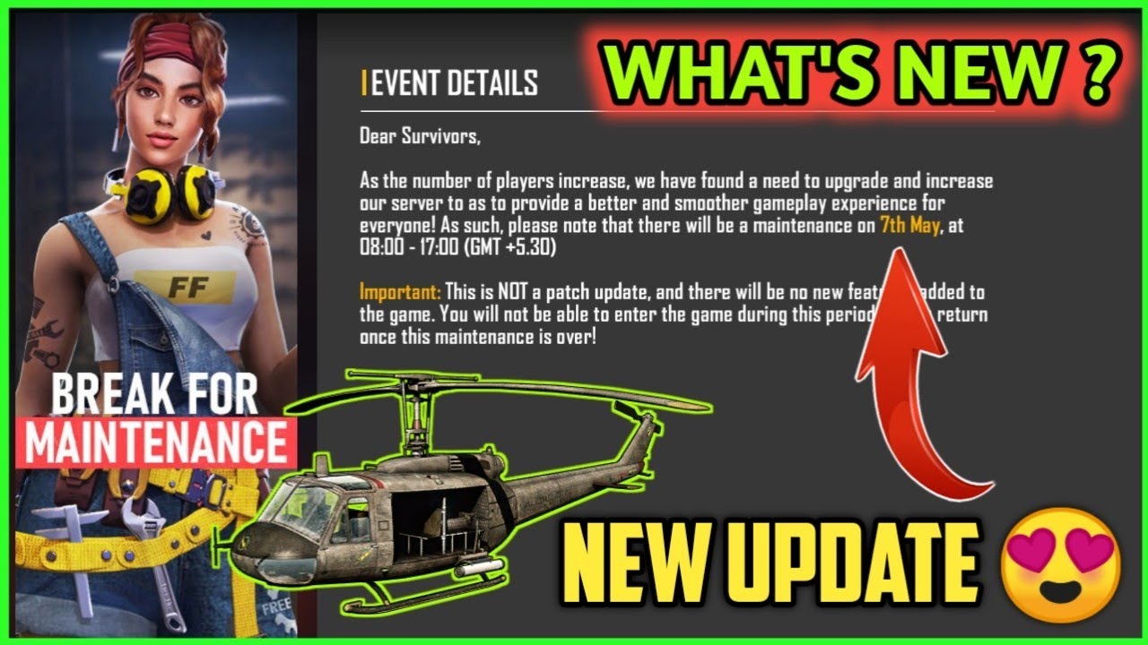 Free Fire New Update 2020 🤫 | 7th May New Update Details | Garena Free Fire 🔥
