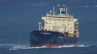 Oil Chemical Tanker Maersk Beaufort Entering A Coruña Port 4K