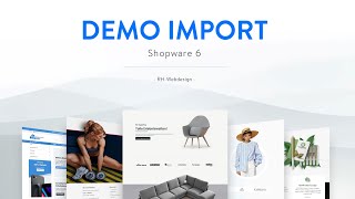 Shopware 6 - Theme | Demodaten Import