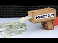 How to make money gun from cardboard  diy cash cannon