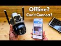 FIX - Device Offline / Can't Connect to Solar Outdoor Security Camera V380 Pro CCTV