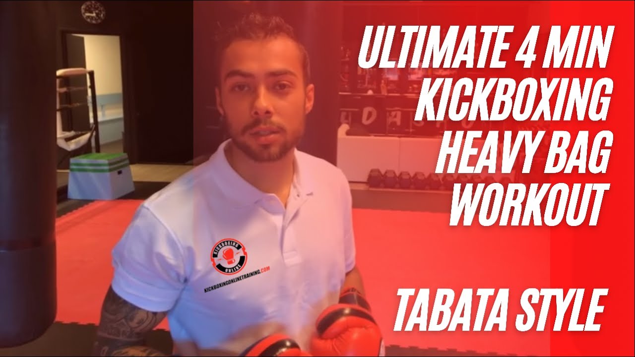 4Minute Intense HIIT Boxing Heavy Bag Home Workout For Quick Fitness