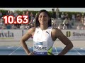 Blessing Okagbare 10.63 100m Ties Shelly-Ann Fraser-Pryce