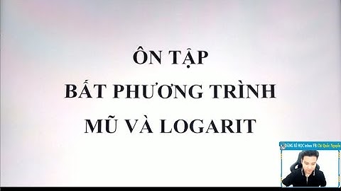 Bài tập về phương trình logarit có lời giải