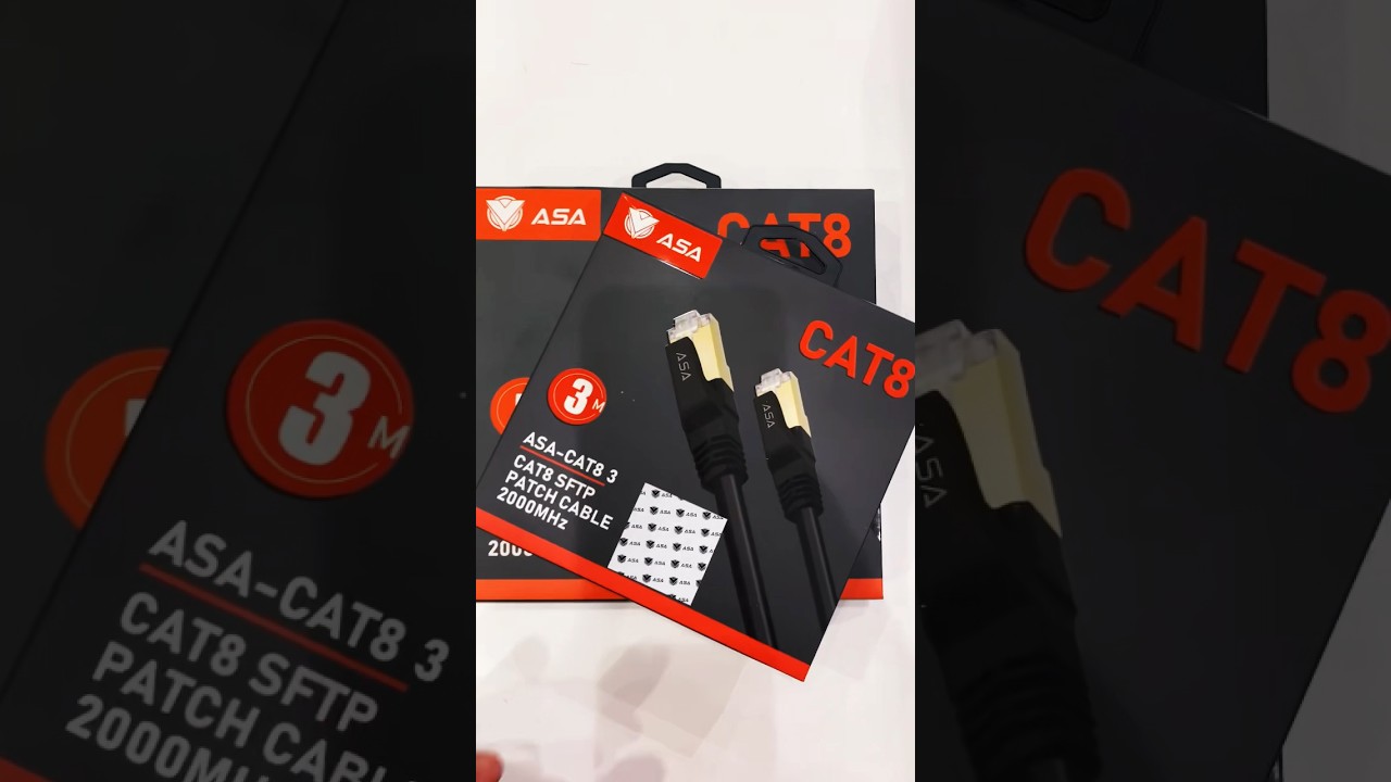 🌀CAT8 SFTP PATCH CABLE 2000MHz. 