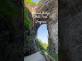 Easy hike in Natural Bridge State Park in Virginia.