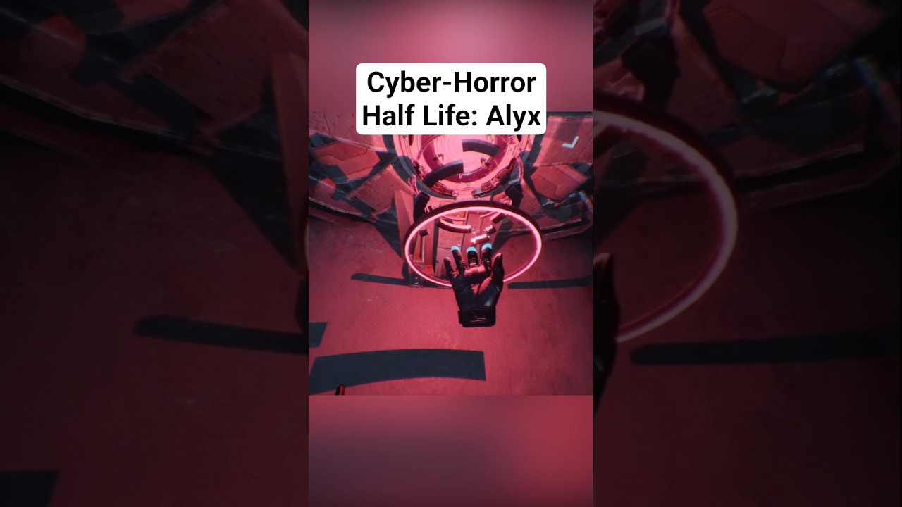 Half Life: Alyx, but Cyber-Horror. #pcvr #virtualreality #ofliesandrain #vr #halflife