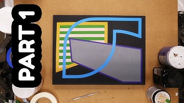 Intuitive Abstract Painting Time Lapse - Part 1