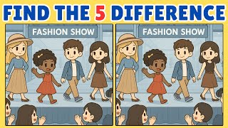 Spot the Difference | Fashion Show | 5 Items Challenge | Brain Gym screenshot 4