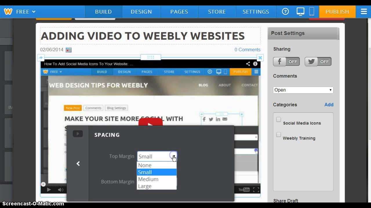 Adding Video To Weebly Websites - Internet Lifestyle Network - YouTube