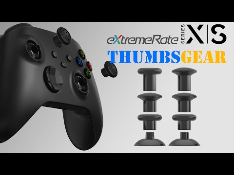 Install The eXtremeRate THUMBSGEAR Interchangeable Thumbsticks on XSX Controller