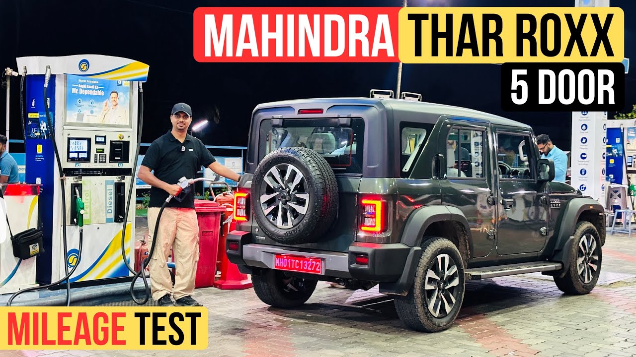 Mahindra Thar Roxx 5-Door Mileage Test - आ गई सच्चाई सामने 🤦🏼‍♂️