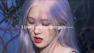 Rosé blackpink - Dangerously - Al cover | Lirik Lagu Resimi