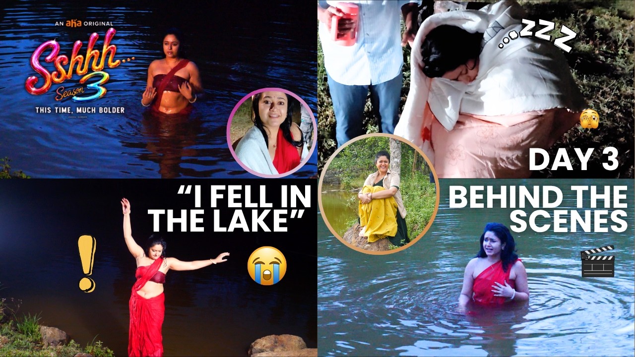 I Fell Into A Lake While Shooting Sshhh Season 3! 😭 | Day 3 Vlog