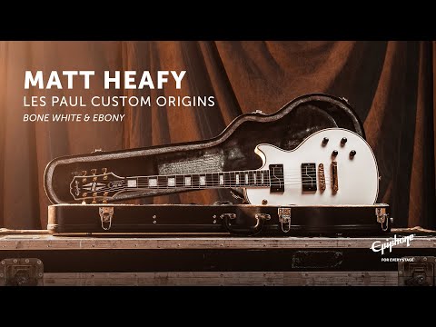 Epiphone Matt Heafy Origins Les Paul Custom Left Handed Ebony