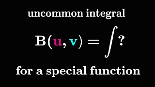 A lesser known integral form of the beta function