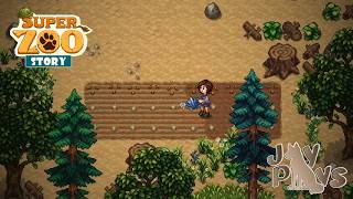 Turning Our Overgrown Farm Into A Zoo! | Super Zoo Story [ALPHA] screenshot 3