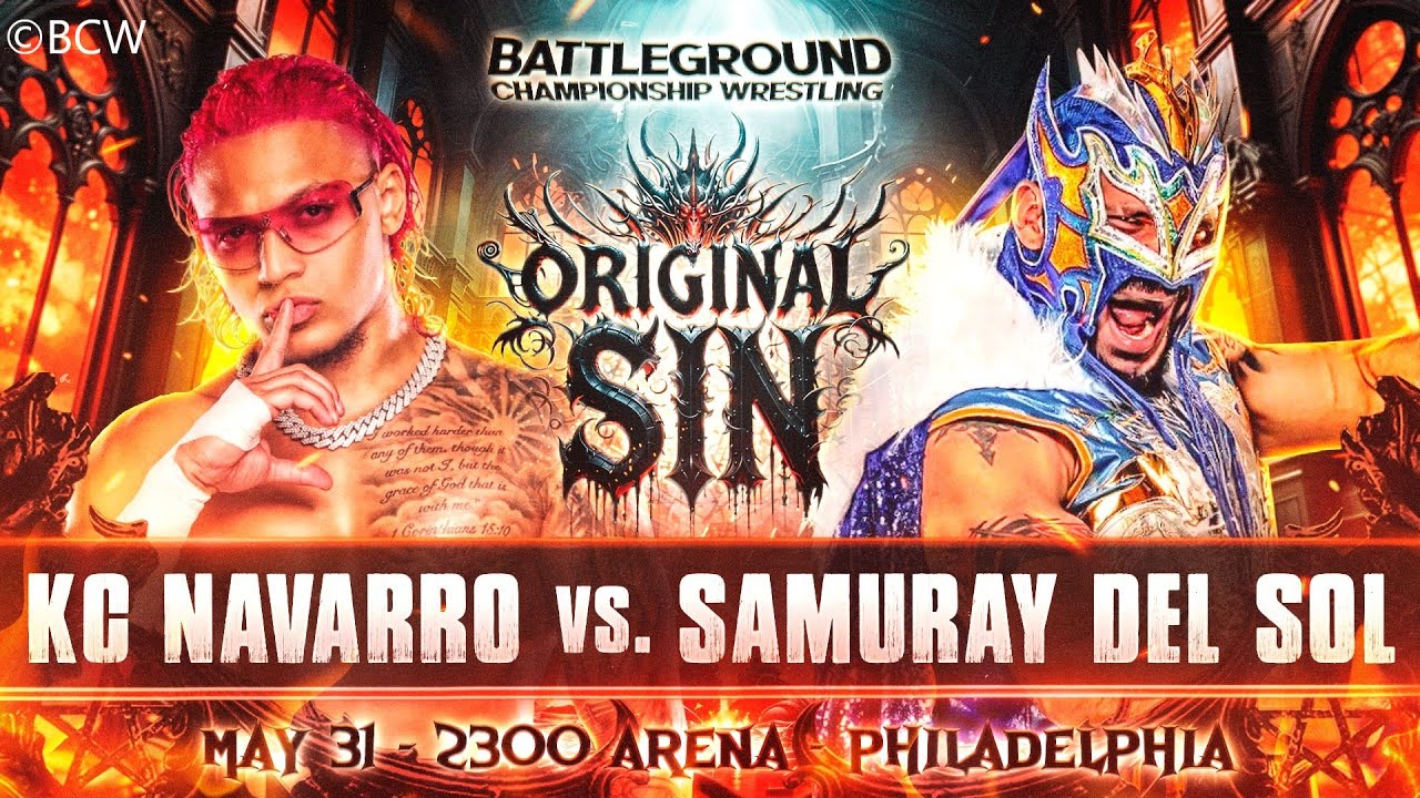 Samuray Del Sol v KC Navarro / Singles Match / BCW Original Sin 2025 / WWE 2K25