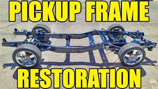 Here's What A 40-Hour DIY Frame Restoration Looks Like On A 20 Year Old SVT Lightning Pickup!