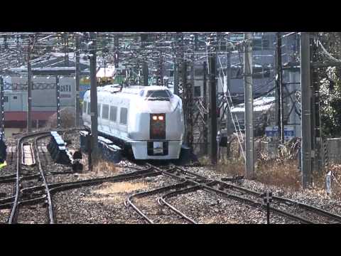 ６５１系常磐線特急スーパーひたち１９号いわき行き土浦駅通過