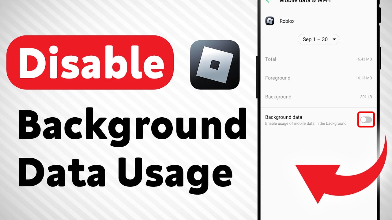 How to Disable Background Data Usage On Roblox (Updated) - YouTube