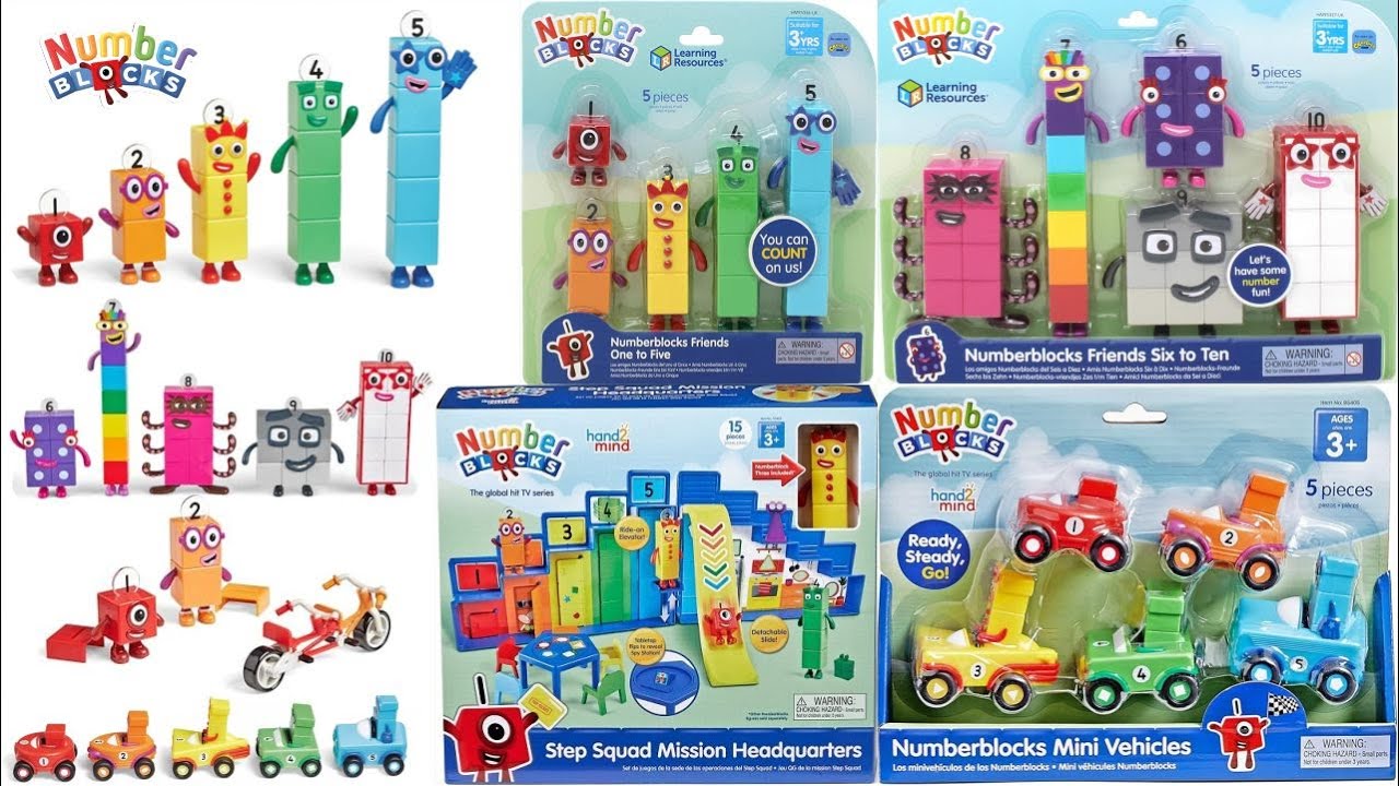 Numberblocks – Unboxing Numberblock Friends 1 to 10! Satisfying ASMR ...