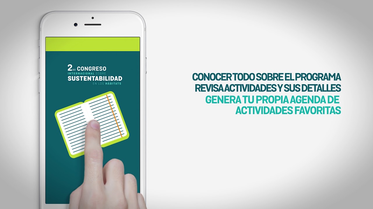 APP CONGRESO INTERNACIONAL SUSTENTABILIDAD EN LOS HÁBITATS - YouTube