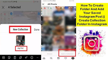 How To Create Folder And Add Your Saved Instagram Post  || Create Collection Folder In Instagram