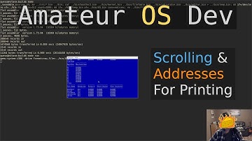 Drive 80h, Scrolling, Refactor Printing Again - Amateur OS Dev (x86 asm)