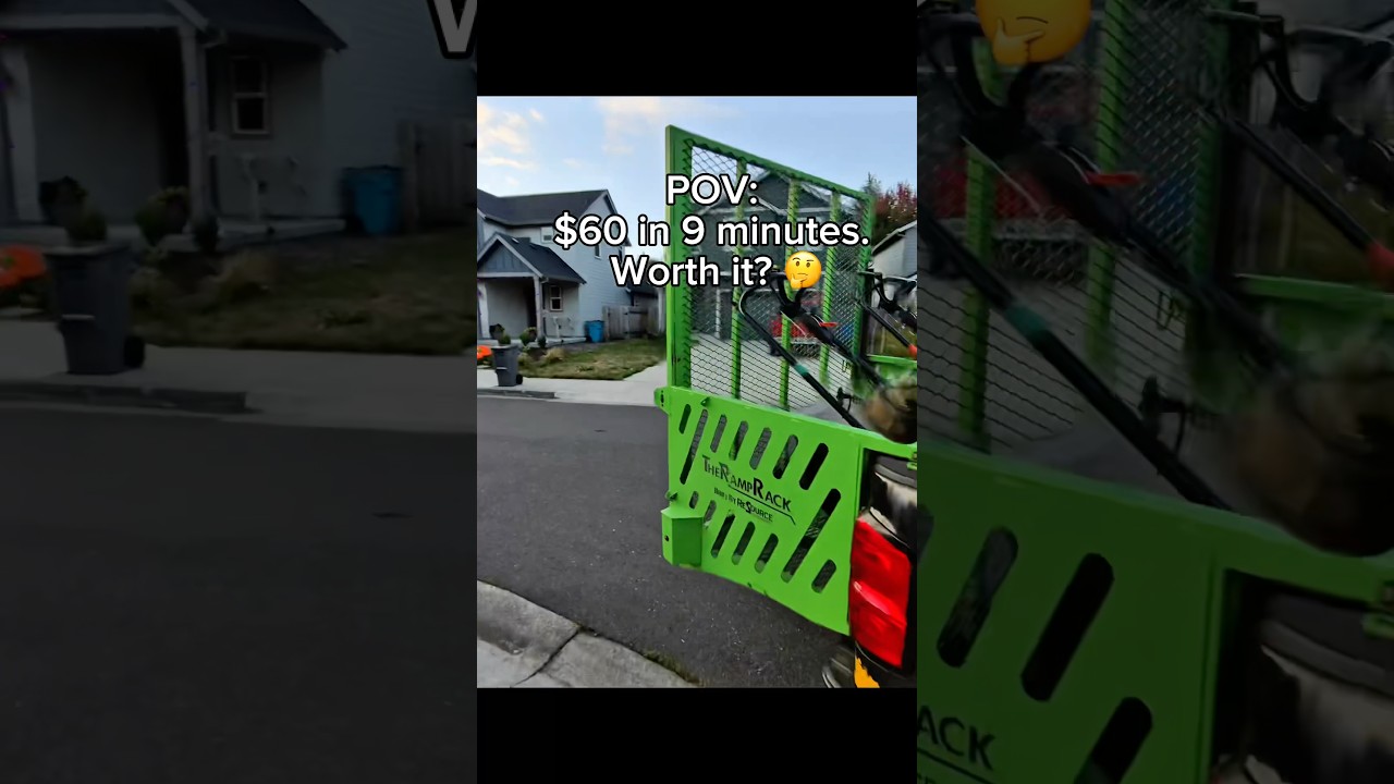 POV: $60 in 9 minutes. Worth it? 🤔 