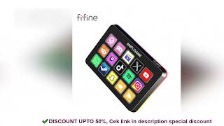 FIFINE Stream Controller with 15 Macro Keys,Streaming Deck with Trigger Actions in App Software OBS/