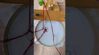 Woven Rose 🌹 Tutorial || Embroidery Rose || Embroidery Flower