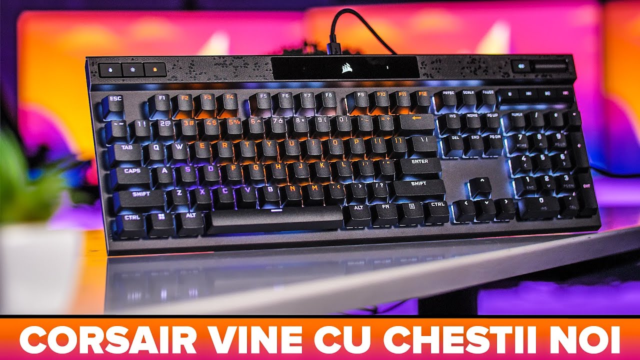 Am primit un pachet de la Corsair .. Noile K70 MAX si HS80 MAX - YouTube