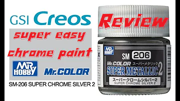 Review - Mr Hobby Super Metallic Color Sm 206 (super easy C้hrome paint)