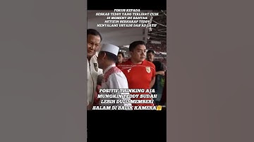 FOKUS KEPADA SESKAB TEDDY YANG TERLIHAT CU3K KEPADA USTADZ DAS