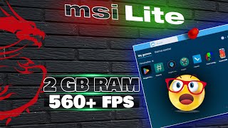 MSI ULTRA LITE: Free Fire new low end pc emulator | best android virtual machine screenshot 2