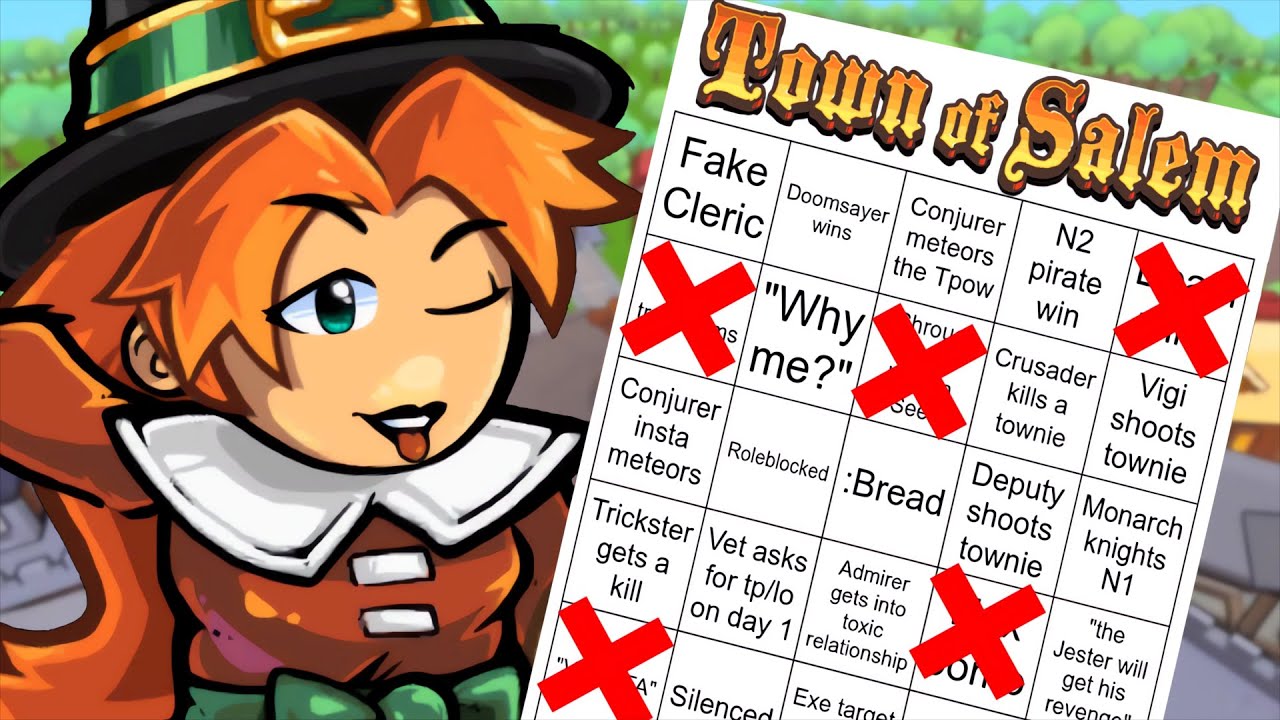 Town of Salem 2 - Ranked Practice Edition Bingo Card