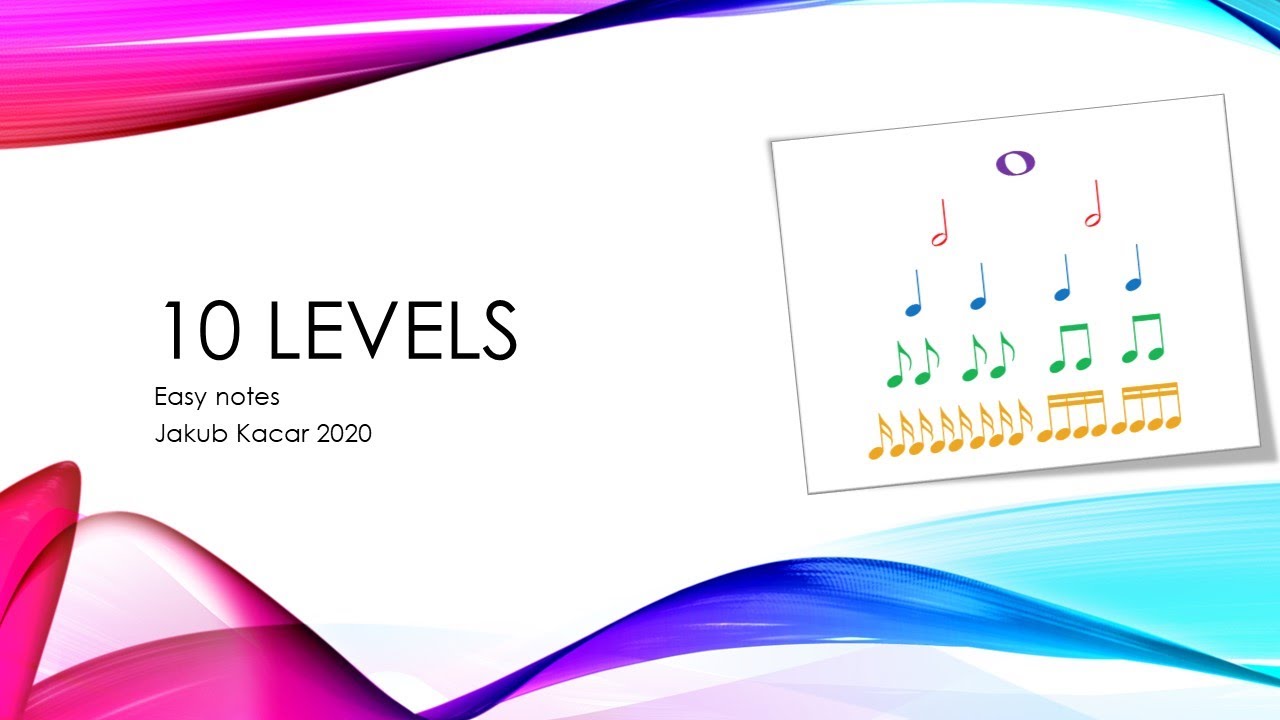 Note Challenge Easy notes challenge - 10 levels (Dej noty!) - YouTube