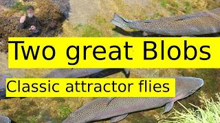 Flys for rainbow trout (Selection of Blobs)