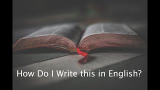 How to Transliterate Hebrew