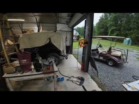 Rearranging and wiring the back garage