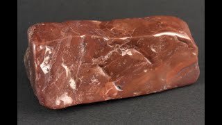 レッドジャスパー (碧玉) 原石 磨き 276g / Red Jasper