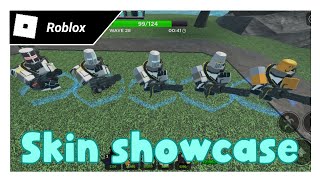 Showcase Eclipse Minigunner skin - TOWER DEFENSE SIMULATOR - Solar eclipse || Roblox | event