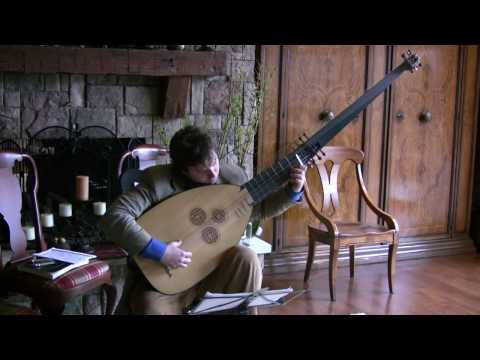 Suite in A minor by Robert deVisee for Theorbo