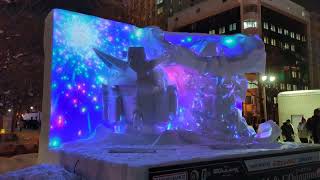 さっぽろ雪まつり2025 ガンダム＆GQuuuuuuX - YouTube