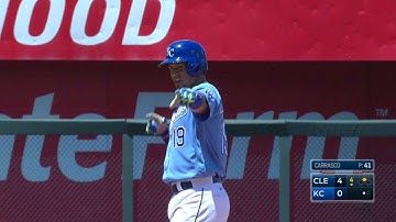 CLE@KC: Cuthbert records Royals