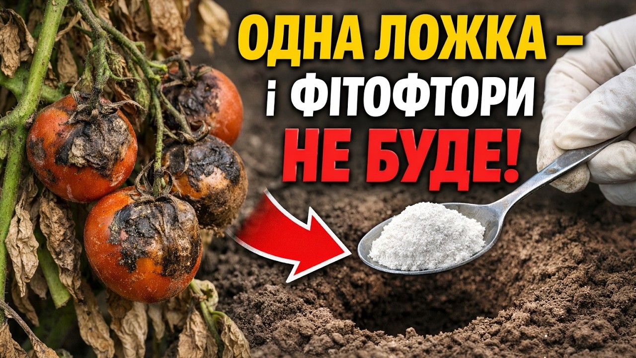 БІЛЬШЕ НІЯКОЇ ФІТОФТОРИ! Секретний інгредієнт, який я додаю в лунку (1 ложка назавжди змінить ваш в