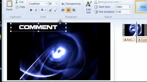 How to make an Amazing intro with Movie Maker