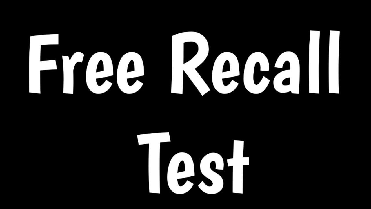 Free Recall Test Memory Recall Test YouTube free-recall-test-memory-recall-test-youtube